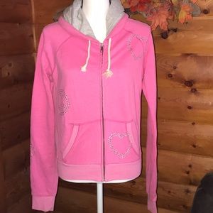 PINK Victoria’s Secret Zip Up Hoodie size Medium